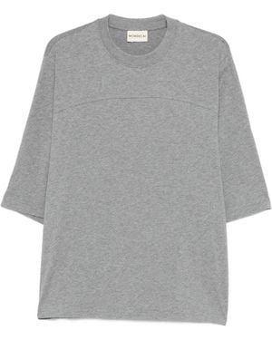 Mordecai Panelled Graphic T-Shirt - Grey