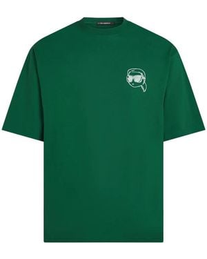 KARL LAGERFELD Ikon T-Shirt - Green
