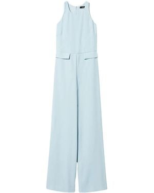 Twinset Piquet Jumpsuit - Blue