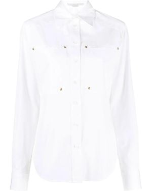Stella McCartney Patch-Pocket Workwear Shirt - White