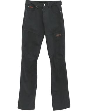 Martine Rose Logo-Appliqué Jeans - Black