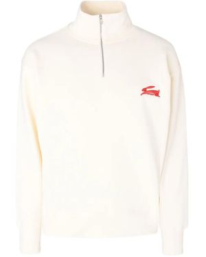 MSGM Rabbit-Detail Zip Jumper - White