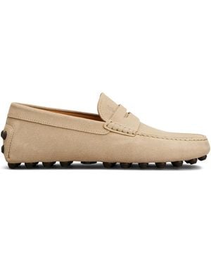 Tod's Logo-Detail Loafers - Natural