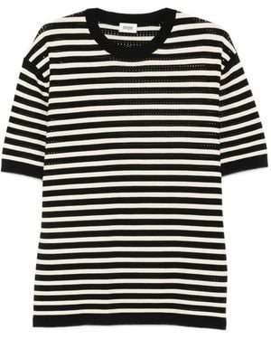 DRYKORN T-Shirt A Righe - Nero