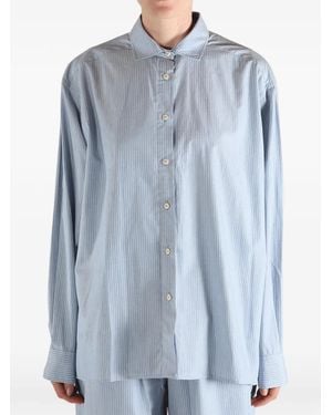 Baserange Striped Long-Sleeve Shirt - Blue
