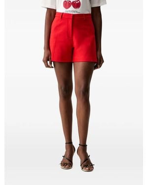Morgan Pressed-Crease Tailored Shorts