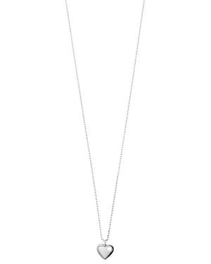 Kate Spade Heart-Pendant Necklace - White