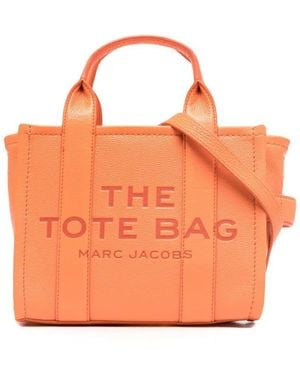 Marc Jacobs The Leather Mini Tote Bag - Orange