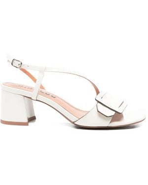 Bibi Lou Buckle-Strap Sandals - White