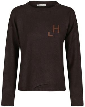 hinnominate Sweatshirt mit Logo-Applikation - Schwarz