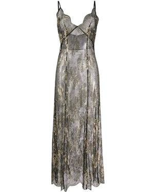 Gilda & Pearl Melitza Long Slip Dress - Grey