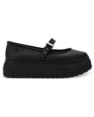 Melissa Platform Ballerina Shoes - Black