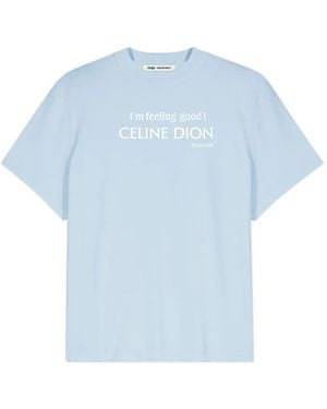 Maje X Céline Dion T-Shirt - Blue