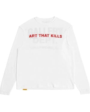 GALLERY DEPT. Art That Kills Long-Sleeves T-Shirt - White