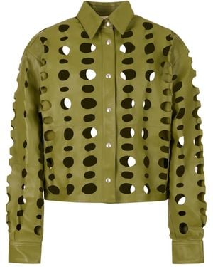Marni Camisa Con Aberturas - Verde