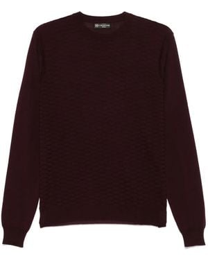 Corneliani Fine-Knit T-Shirt - Purple