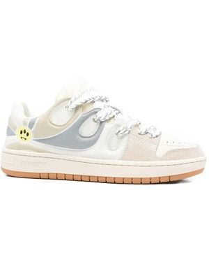 Barrow Skate Logo-Embellishment Sneakers - White