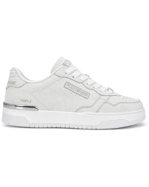 Philipp Plein Nabuk Eco Leder Low-Top Sneaker - Weiß