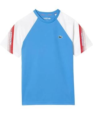 Lacoste Raglan-Sleeve T-Shirt - Blue