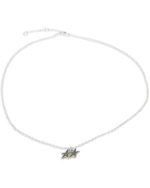 Twojeys Collier Tilted À Pendentif Étoile - Blanc