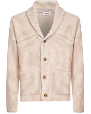 Lardini Shawl-collar Cardigan - ナチュラル