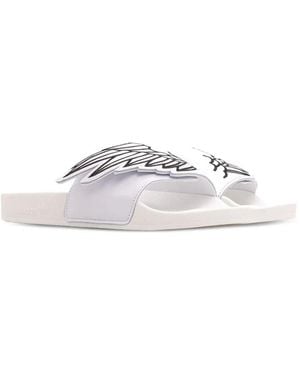 adidas Adilette "Jeremy Scott Wings" Slides - White