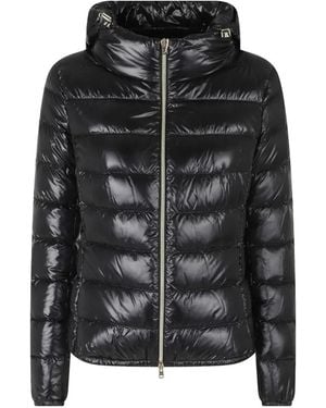Herno Giada Hooded Padded Jacket - Black