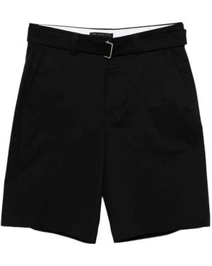 Low Brand Virgil Belted Bermuda Shorts - Black