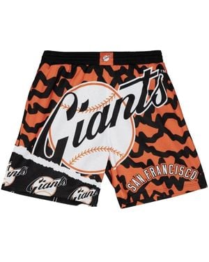 Mitchell & Ness "Nba San Francisco Giants" Jumbotron 2.0 Sublimated Shorts - Red