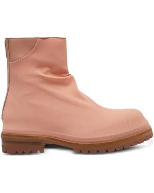 424 Bottines Marathon À Fermeture Zippée - Marron