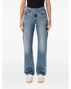 Levi's Stud-Embellished Jeans - Blue