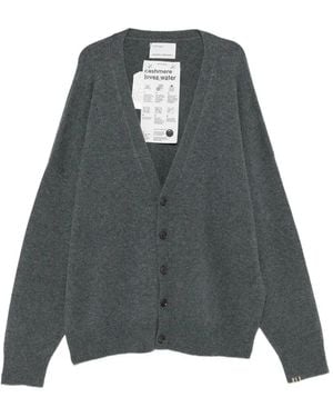 Extreme Cashmere V-Neck Knitted Cardigan - Gray