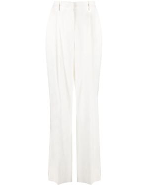 Lorena Antoniazzi Wide-Leg Straight Trousers - White