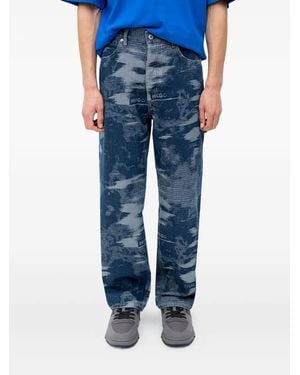 HUGO Patterned Jeans - Blue