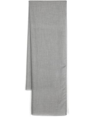 D4.0 Fringed Scarf - Grey