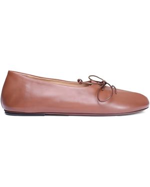 Marsèll Lace-Up Flats - Pink