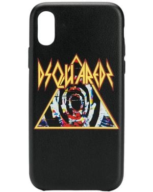DSquared² Rock Logo Iphonex Case - Black