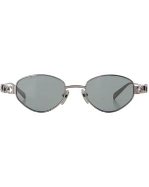 Gucci Oval-Frame Sunglasses - Grey