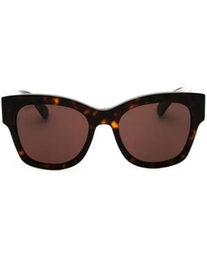 Gucci Tortoiseshell-Effect Cat-Eye Sunglasses - Brown