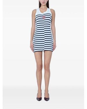 Jean Paul Gaultier The Jpg Short Marinière Dress - Blue