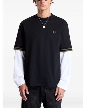 Fred Perry T-Shirt À Col Rond - Black