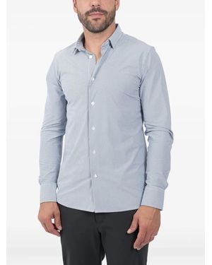 Rrd Striped Buttoned Shirt - Blue