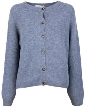 Cinque Cardigan Con Maniche Raglan - Blu