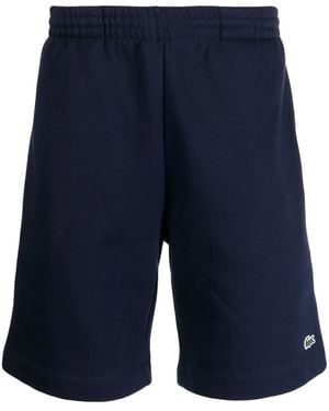 Lacoste Logo-patch Track Shorts - Blue