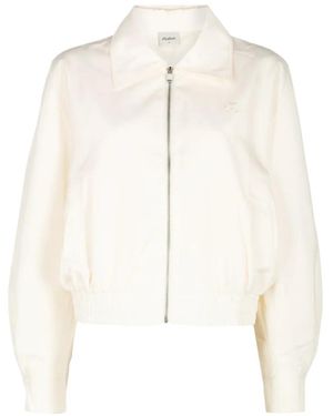 Malbon Golf Lily Bomber Jacket - White