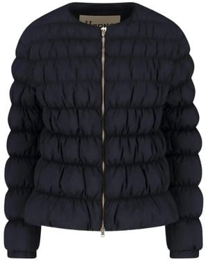 Herno Veste À Fermeture Zippée - Blue