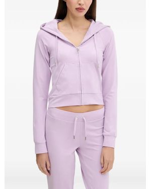 Juicy Couture Hoodie À Fermeture Zippée - Purple