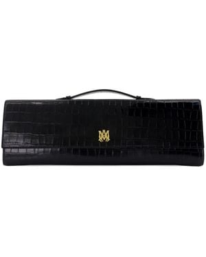 Amiri Croc-Embossed Tote Bag - Black