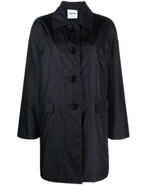 Aspesi Padded Parka Coat - Black