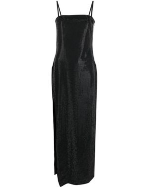 Blugirl Blumarine Square-Neck Sleeveless Dress - Black